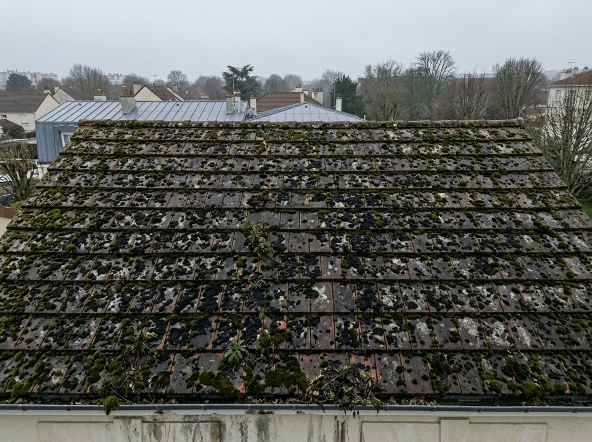 Démoussage toiture